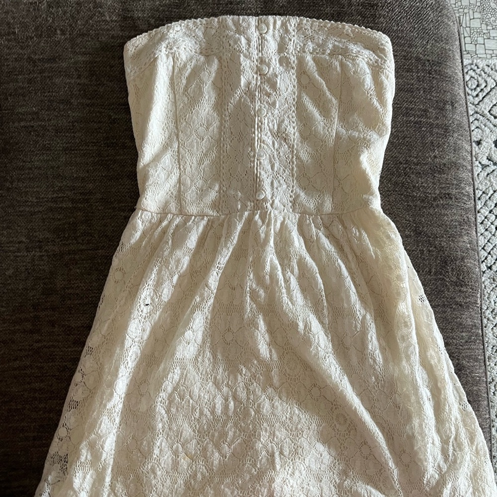 Abercrombie and fitch strapless dress
